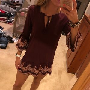 Forever 21 Maroon Dress Size Small